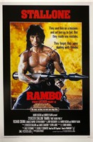 Autograph Rambo First Blood Poster