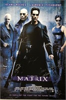Autograph Matrix Poster Keanu Reeves