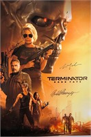 Signed Terminator Dark Fate Poster