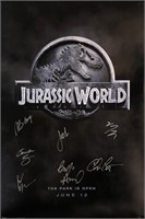 Autograph Jurassic World Poster