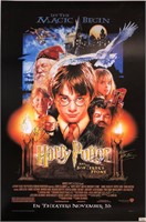 Signed Harry Potter Philosopher Poster