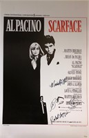 Autograph Scarface Al Pacino Poster