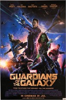 Signed Guardians of Galaxy Poster