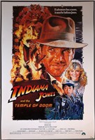 Singed Indiana Jones Temple Doom Poster