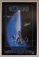 Signed Star Wars Return of Jedi Poster