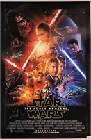 Singed Star Wars Rise of Skywalker Poster