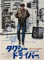 Signed Taxi Driver Robert De Niro Poster