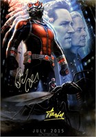 Stan Lee Autograph Antman Poster