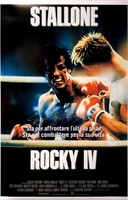 Autograph Rocky IV Poster