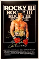 Autograph Rocky III Poster