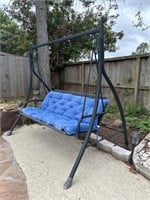 Nice outdoor wrought iron swing
