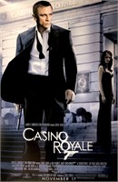 Signed 007 Casino Royale Poster