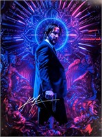 Signed John Wick Poster Keanu Reeve