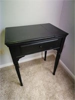 Old Sewing Machine Table - Painted Black