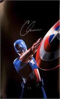 Autograph Captain America Poster