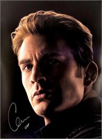 Chris Evans Autograph Avengers Poster