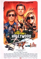 Signed Once Upon Time Hollywood Poster