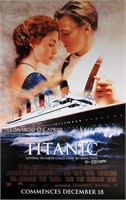 Kate Winslet Autograph Titanic Poster