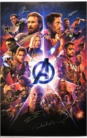 Signed Avengers Infinity War Poster