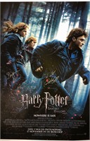 Signed Harry Potter Deathly Pt1 Poster