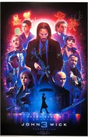 John Wick 3 Poster Autograph