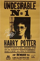 Signed Harry Potter Daniel Radcliffe Poster