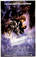 Signed Star Wars Empire Strikes Back Poster