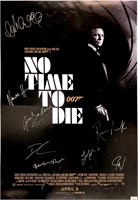 Signed James Bond 007 No Time to Die Poster