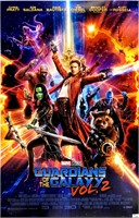 Signed Guardians of the Galaxy Vol 2 Poster