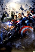 Autograph Avengers Age of Ultron Poster