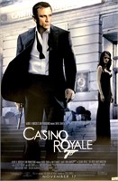 Signed James Bond 007 Casino Royale Poster