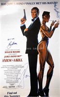 Autograph 007 A View To A Kill Poster