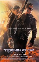 Autograph Terminator Genisys Poster