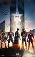 Autograph Justice Leauge Poster