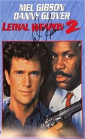 Autograph Lethal Weapon Poster