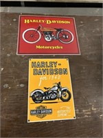 HARLEY DAVIDSON SIGNS