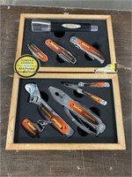 SHEFFIELD CHERRY STAINED TOOL SET