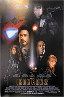 Autograph Iron Man 2 Robert Downey Jr Poster