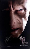 Harry Potter Ralph Fiennes Autograph Poster