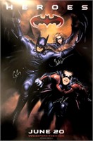 Autograph Batman Robin Poster