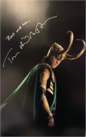 Autograph Thor Tom Hiddleston Poster