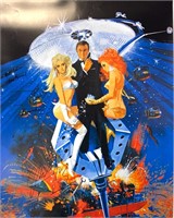 Autograph 007 Diamonds Are Forever Poster