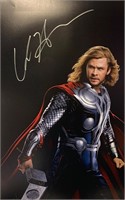 Autograph Thor Chris Hemsworth Poster