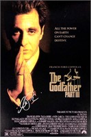 Al Pacino Autograph Godfather Poster