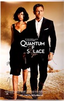 Signed James Bond 007 Quantum Poster