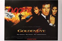 Signed James Bond 007 GoldenEye Poster