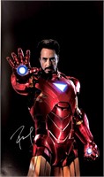 Robert Downey Jr Signed Iron Man Poster
