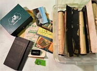 6 Piano rolls, Picture  JFK, Seed booklets