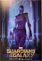 Karen Gillan Autograph Avengers Poster