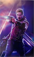 Signed Avengers Endgame Chris Pratt Poster